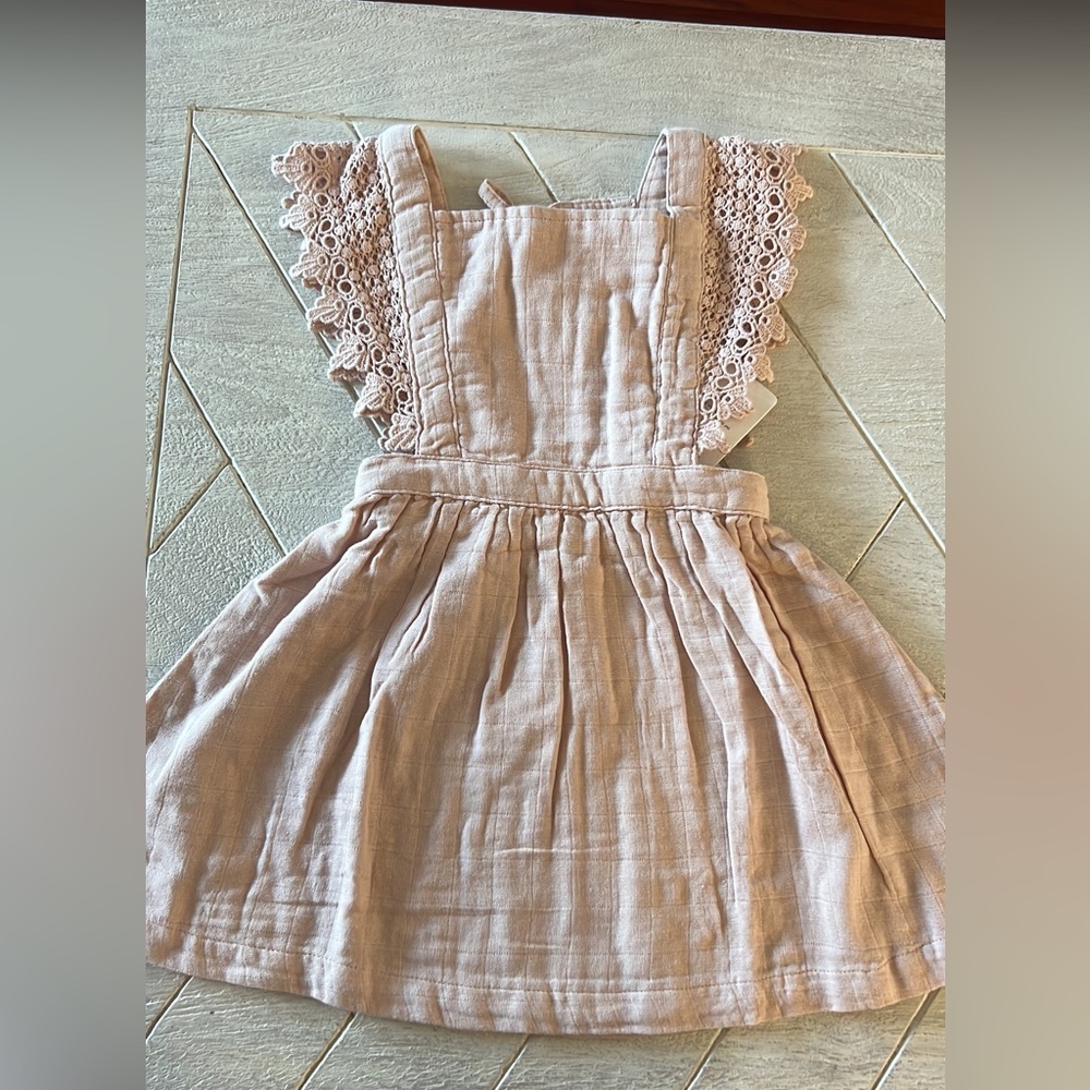 Jamie Kay Rose Smoke Aimee muslin dress 3T NWT